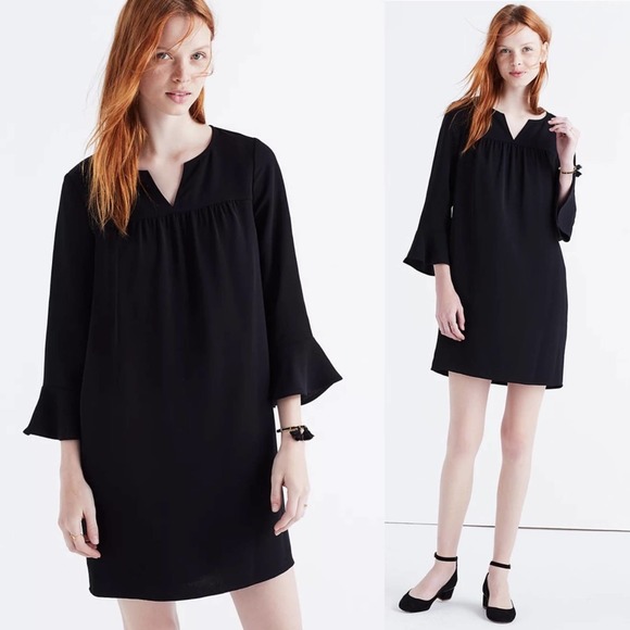 Madewell Bell-Sleeve Dress - Size Small - Picture 12 of 12